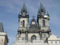 background: Building top in Prague