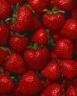 background: Strawberries
