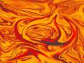 background: gold lava
