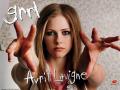 background: Avril Lavigne