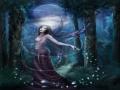 background: fairy in woods