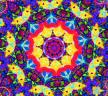 background: calico quilt