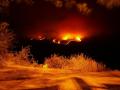 background: Mountain Flames