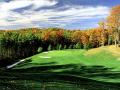 background: golf in autumn