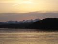 background: Alaska Sunset