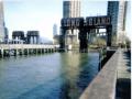 background: New York from the docks