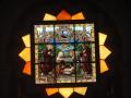 background: Stained Glass Crystal Star