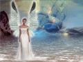 background: Angel and water