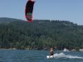 background: kite boarder