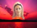background: Holy Lady Mary