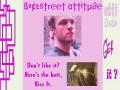 background: Nick Carter aka Bubble Butt