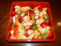 background: Breakfast fruit salad