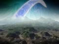 background: Blue Rainbow
