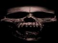 background: bronze skully