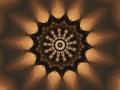 background: brown star