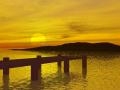background: Sunset