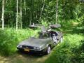 background: DeLorean