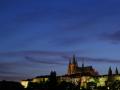 background: Prague in September